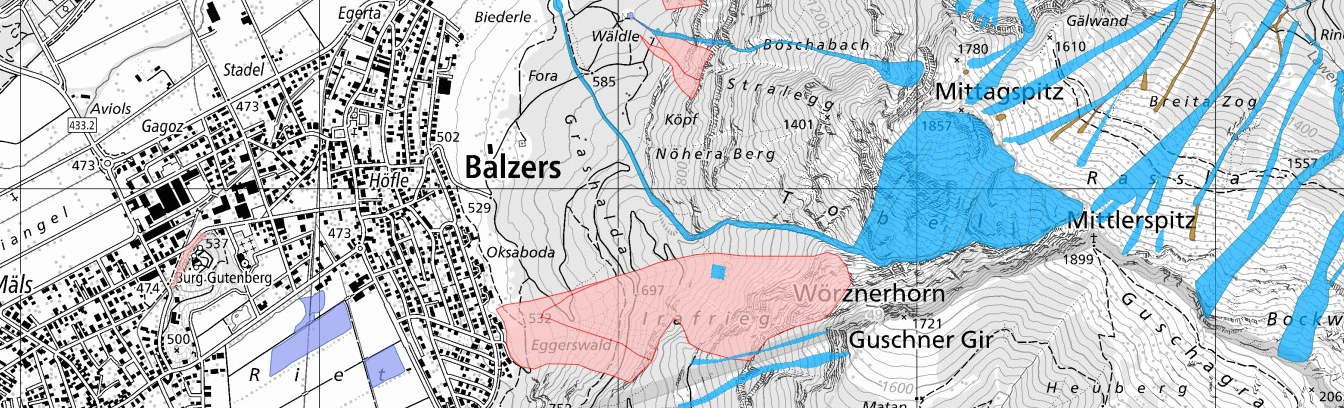 Cadastre des événements naturels